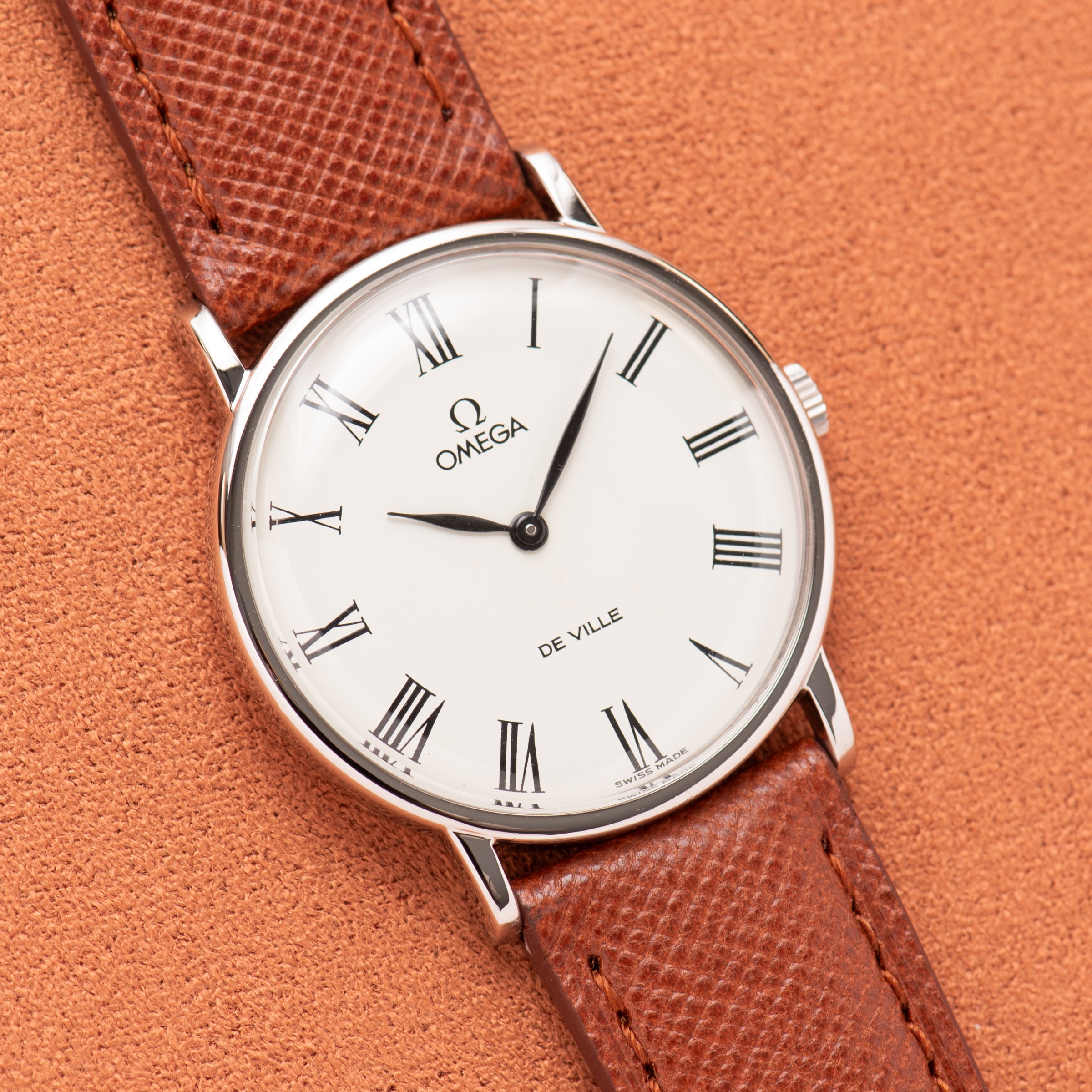 Zicht op Omega De Ville mechanisch — Ref. 111.0140 — 1977